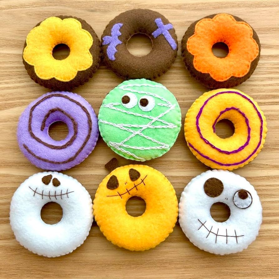 フェルトままごと☆ドーナツ☆ご注文受付ページ☆ 型紙あり】フェルト